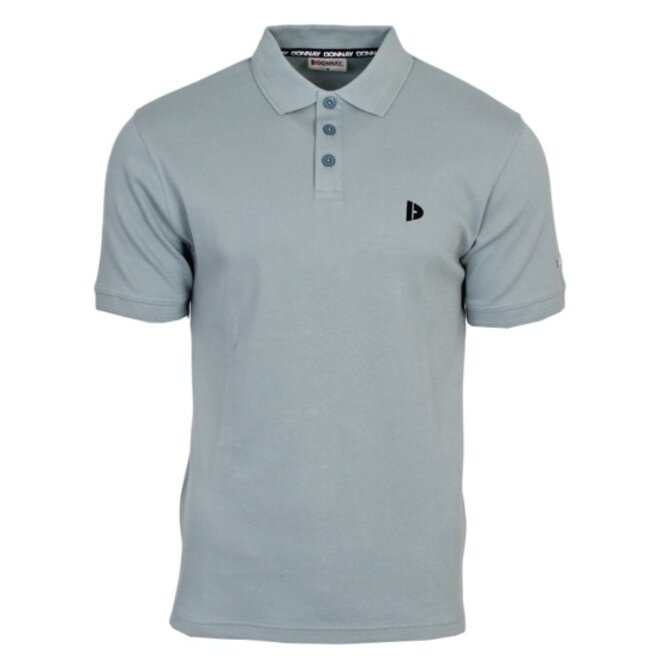 Donnay Heren - 3-Pack - Polo shirt Noah - Navy / Donkergrijs / Granite Green