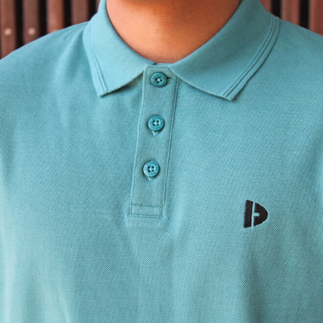 Donnay Heren - 3-Pack - Polo shirt Noah - Zwart / Donkergrijs / Teal Blue
