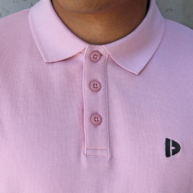 Donnay Heren - 3-Pack - Polo shirt Noah - Donkergrijs / Wit / Candy Pink