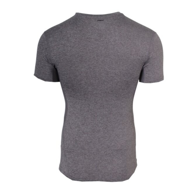 Donnay Heren - Baselayer Shirt Korte Mouw - Donkergrijs
