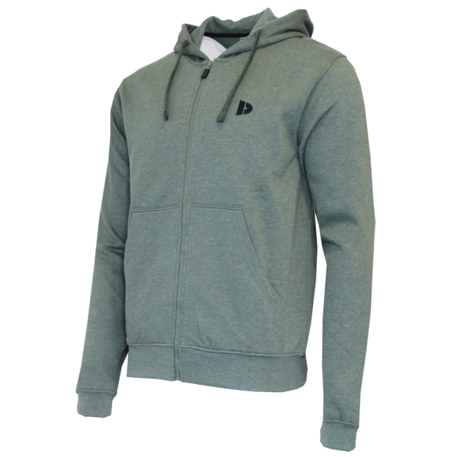 Donnay Heren - Vest met capuchon Bruce - Legergroen gemêleerd