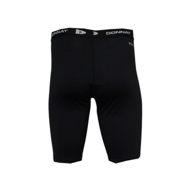Donnay Heren - Compressie Short 23cm - Zwart