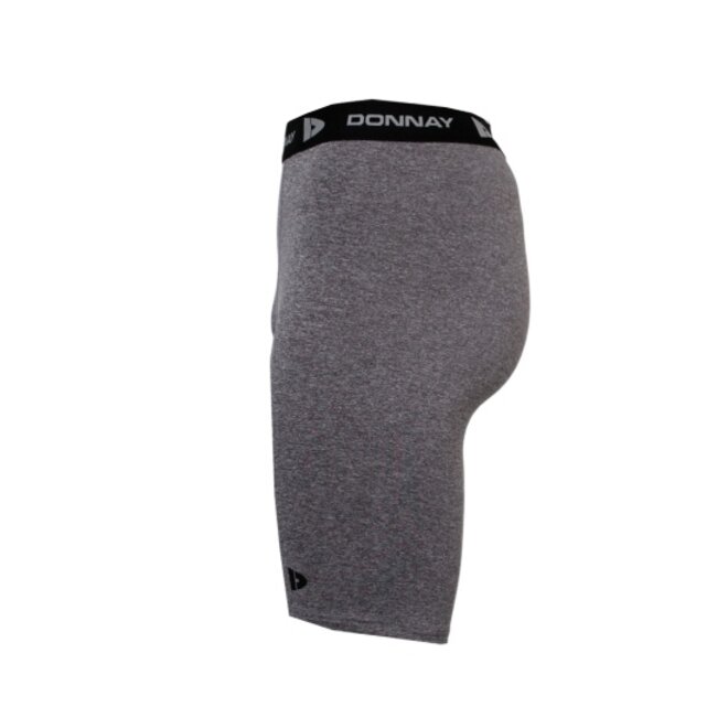 Donnay Heren - Compressie Short 23cm - Donkergrijs