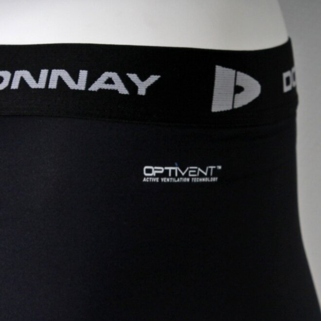 Donnay Heren - Compressie Short 15cm - Zwart