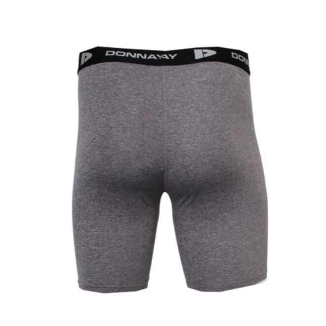 Donnay Heren - Compressie Short 15cm - Donkergrijs