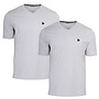 Donnay Heren - 2-Pack - V-neck T-Shirt Berno - Light Grey