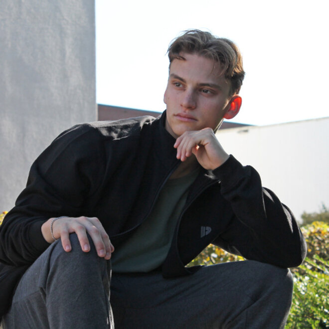 Donnay Heren - 2-Pack - V-neck T-Shirt Berno -Jungle Green