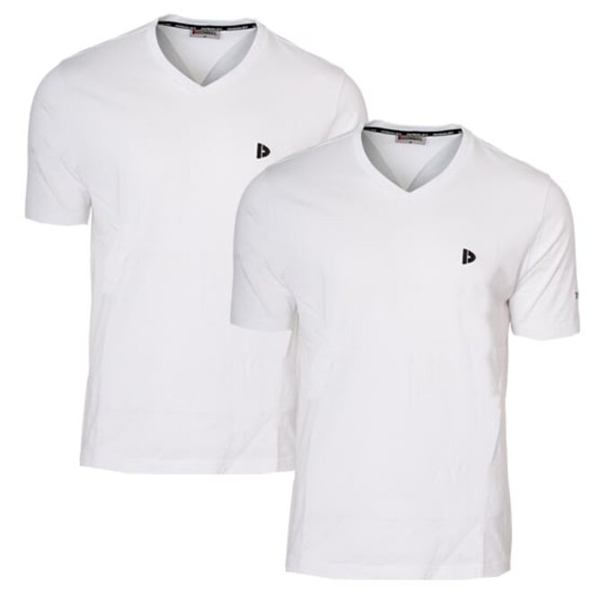 Donnay Heren - 3-Pack - V-neck T-Shirt Berno - Wit