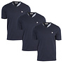 Donnay Heren - 3-Pack - V-neck T-Shirt Berno - Navy
