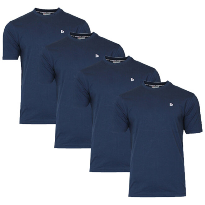 Donnay Heren - 10-Pack - T-Shirt Vince - Navy