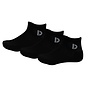 Donnay Unisex Quartersokken - Zwart - 3 paar