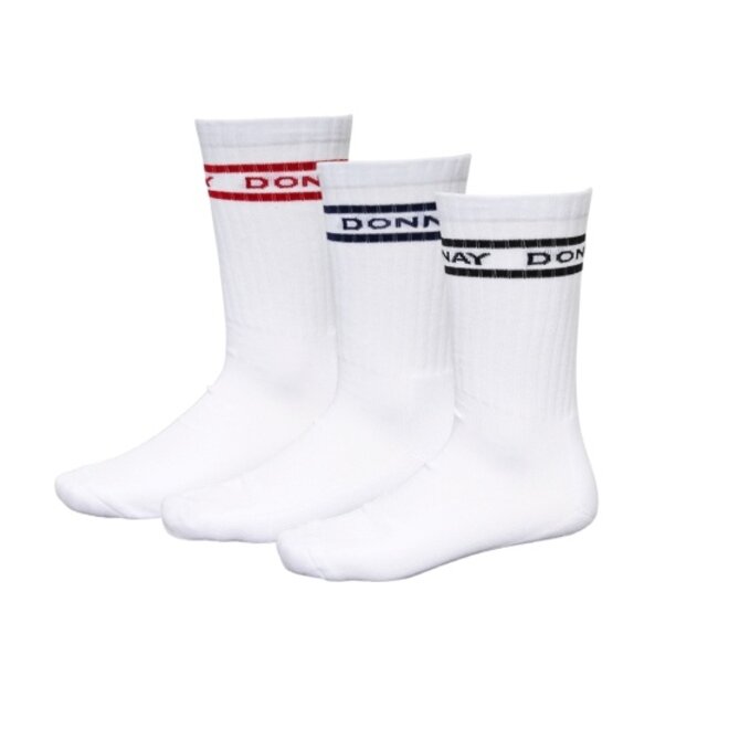 Donnay Unisex Premium Fit Sportsokken - Wit - 3 paar