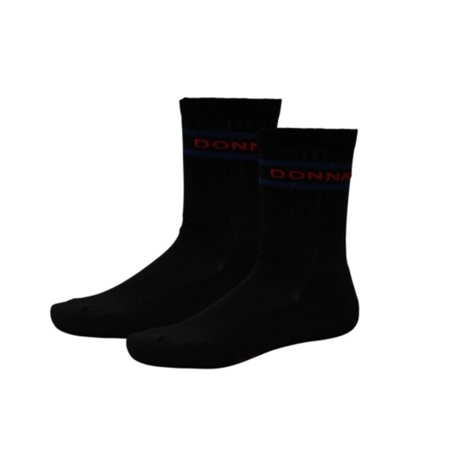 Donnay Unisex Premium Fit Sportsokken - Zwart & Grijs - 3 paar