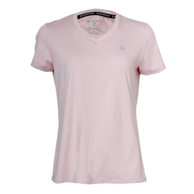 Donnay Dames - Sport T-shirt Vera - Light Pink