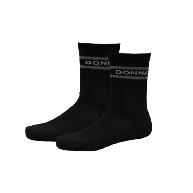 Donnay Unisex Premium Fit Sportsokken - Zwart & Grijs - 12 paar