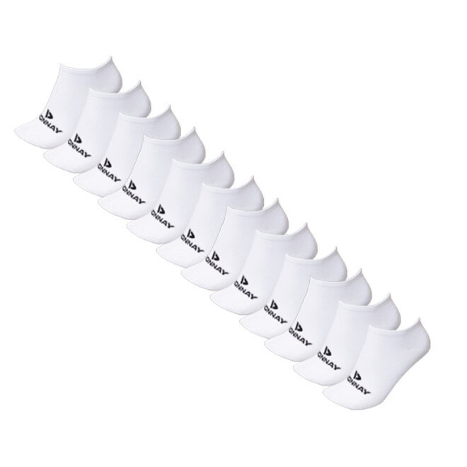 Donnay Unisex Sneakersokken - Wit - 12 paar