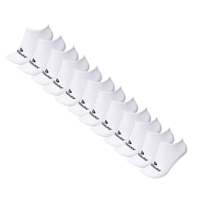 Donnay Unisex Sneakersokken - Wit - 12 paar