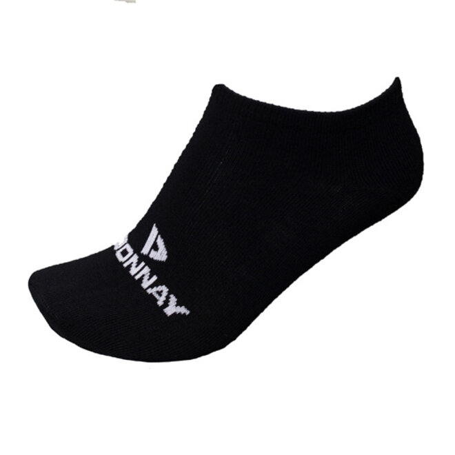 Donnay Unisex Sneakersokken - Zwart - 12 paar