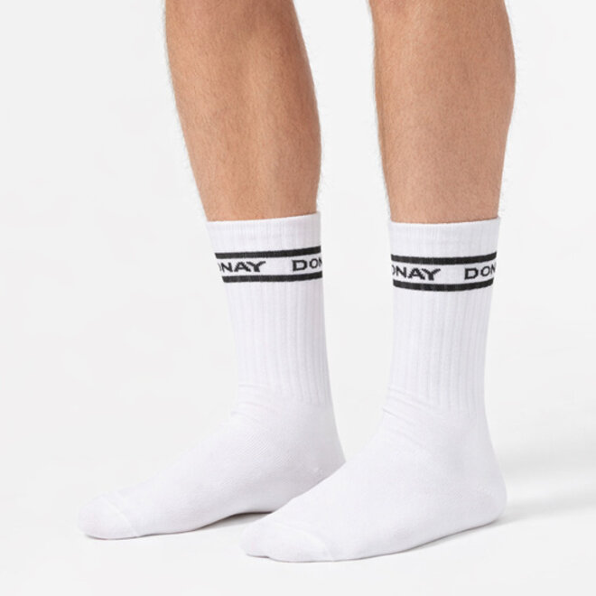 Donnay Unisex Premium Fit Sportsokken - Wit - 9 paar