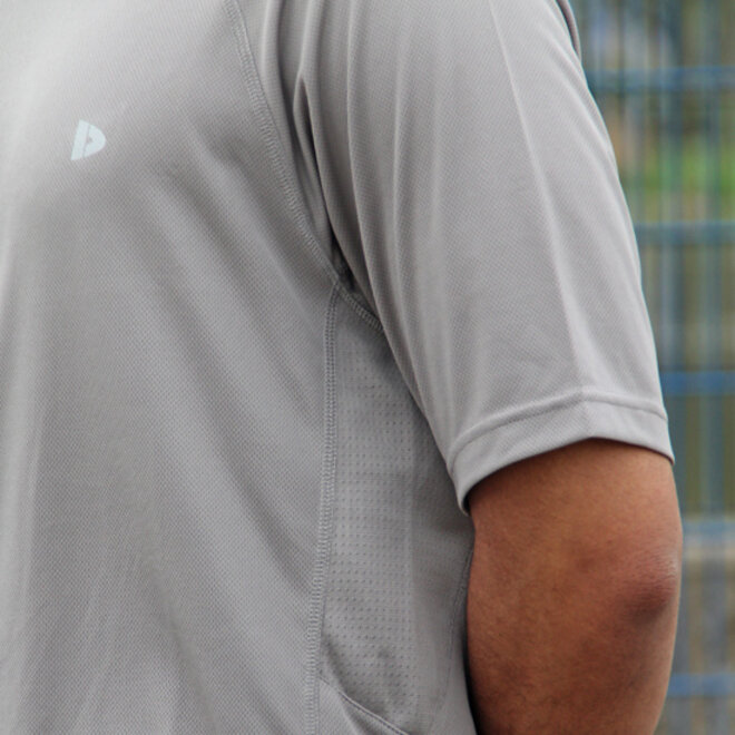 Donnay Heren - VEP Sport T-shirt - Steel Grey