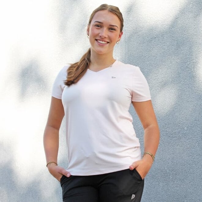 Donnay Dames - VEP Sport T-shirt - Light Pink