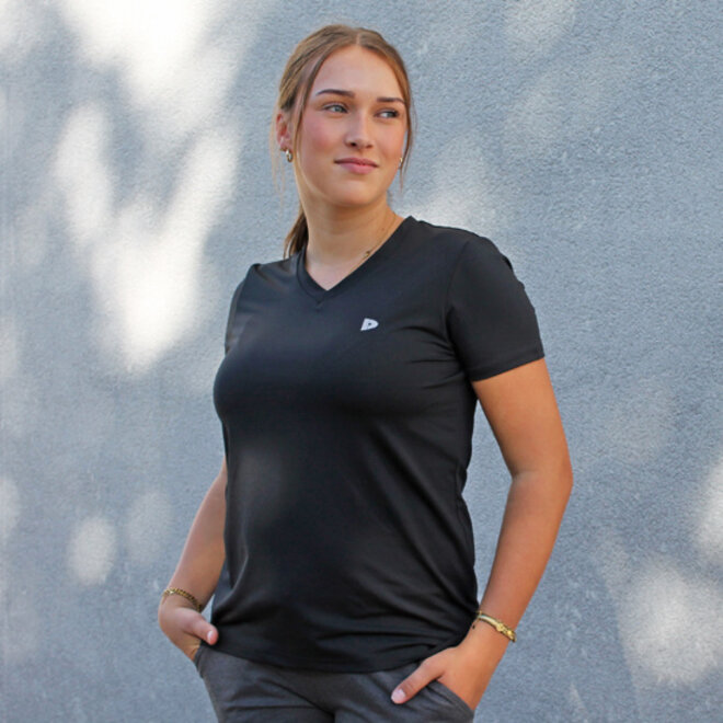 Donnay Dames - VEP Sport T-shirt - Zwart