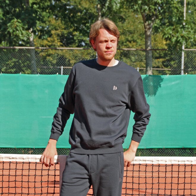 Donnay Heren - VEP Fleece Crew Sweater - Navy