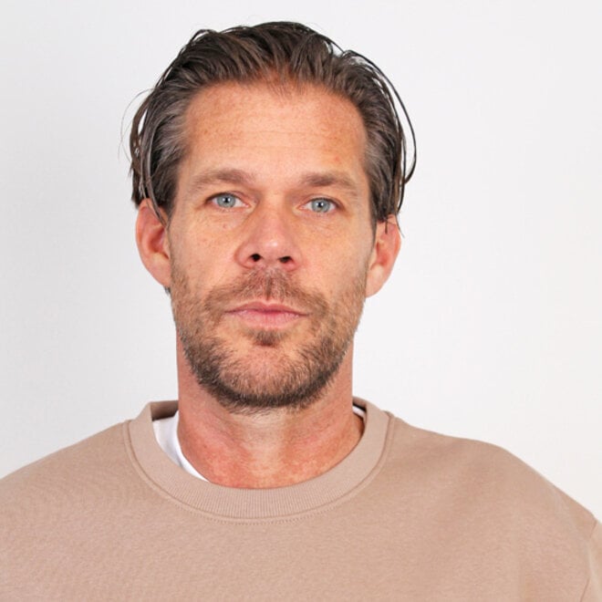 Donnay Heren - VEP Fleece Crew Sweater - Taupe Grey