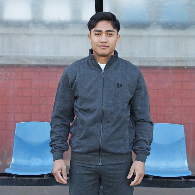 Donnay Heren - VEP Vest met kraag - Donkergrijs gemêleerd