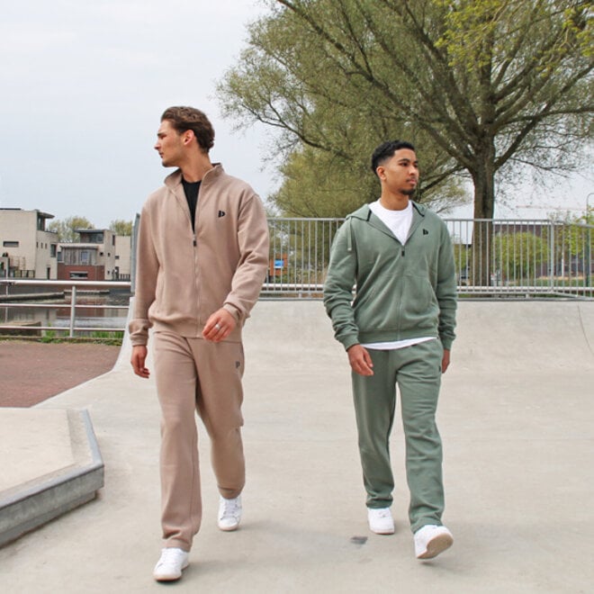 Donnay Heren - VEP Vest met kraag - Taupe Grey