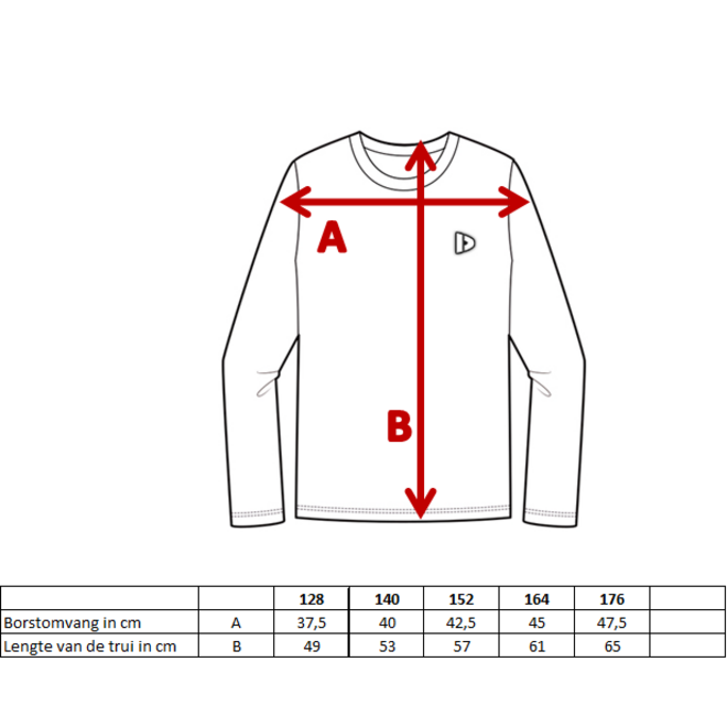 Donnay Junior - VEP Fleece Crew Sweater - Zilvergrijs