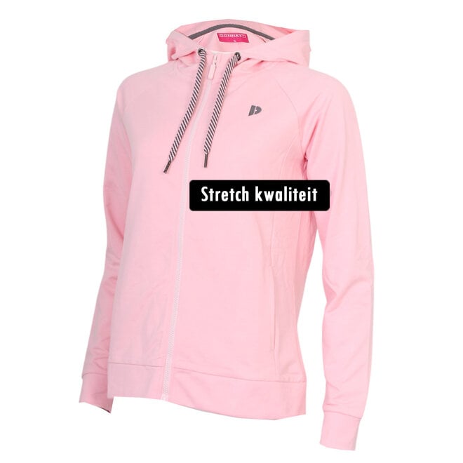 Donnay Dames - VEP Stretch Vest met capuchon - Pink