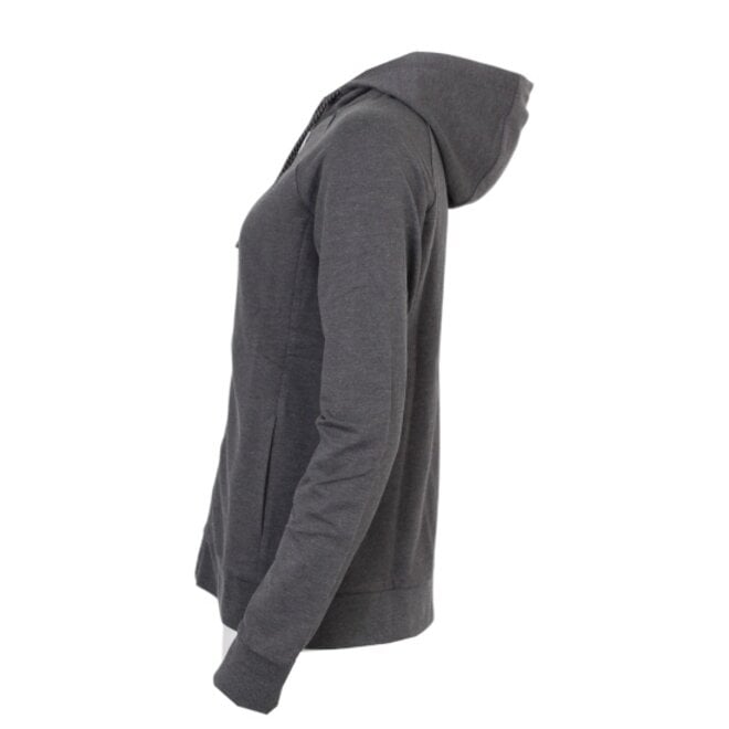 Donnay Dames - VEP Stretch Vest met capuchon - Donkergrijs gemêleerd