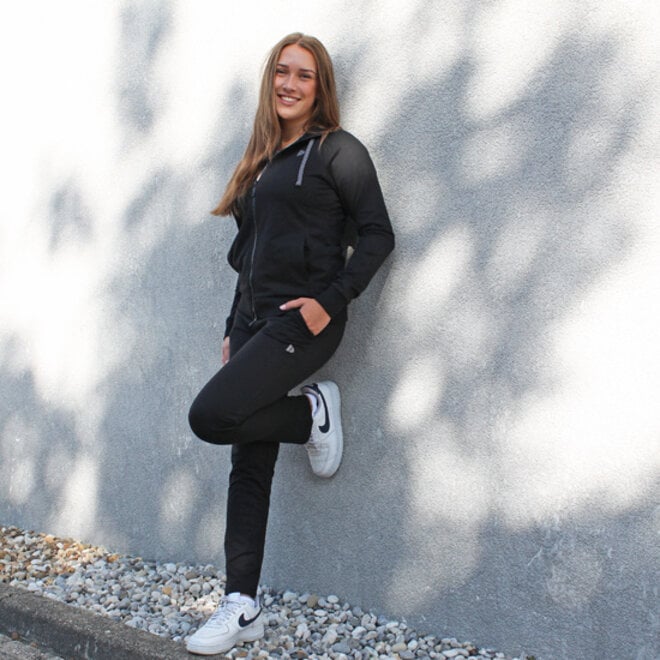 Donnay Dames - VEP Stretch Vest met kraag  - Zwart