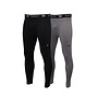 Donnay Heren - 2-Pack - Compressie Sport Legging - Zwart & Donkergrijs