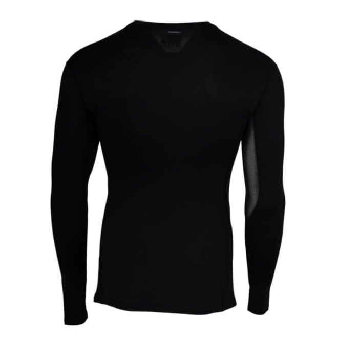 Donnay Heren - 3-Pack - Baselayer Shirt Lange Mouw  - Zwart