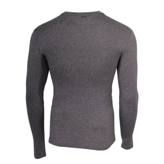 Donnay Heren - 3-Pack - Baselayer Shirt Lange Mouw  - Donkergrijs