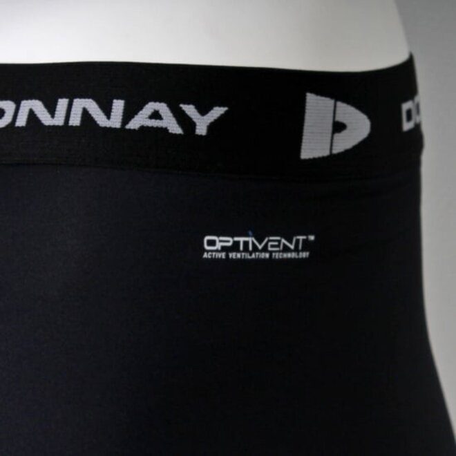 Donnay Heren - 2-Pack - Compressie Short 15cm - Zwart