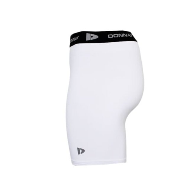 Donnay Heren - 3-Pack - Compressie Short 15cm - Wit