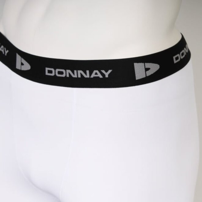 Donnay Heren - 3-Pack - Compressie Short 15cm - Wit