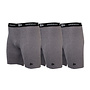 Donnay Heren - 3-Pack - Compressie Short 15cm - Donkergrijs
