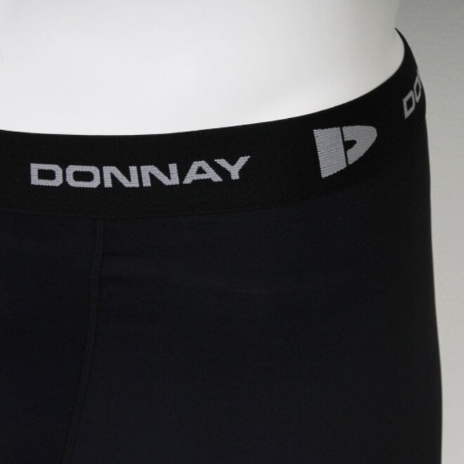 Donnay Heren - 2-Pack - Compressie Short 23cm - Zwart