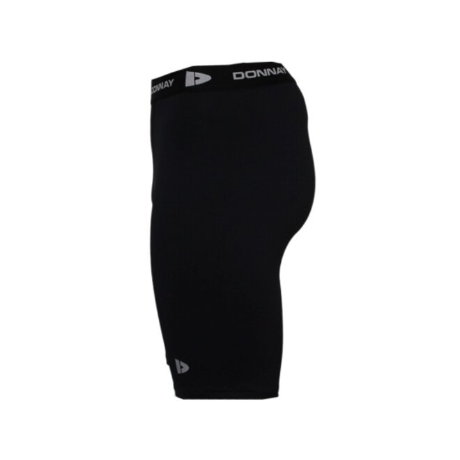 Donnay Heren - 2-Pack - Compressie Short 23cm - Zwart & Donkergrijs