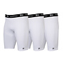 Donnay Heren - 3-Pack - Compressie Short 23cm - Wit