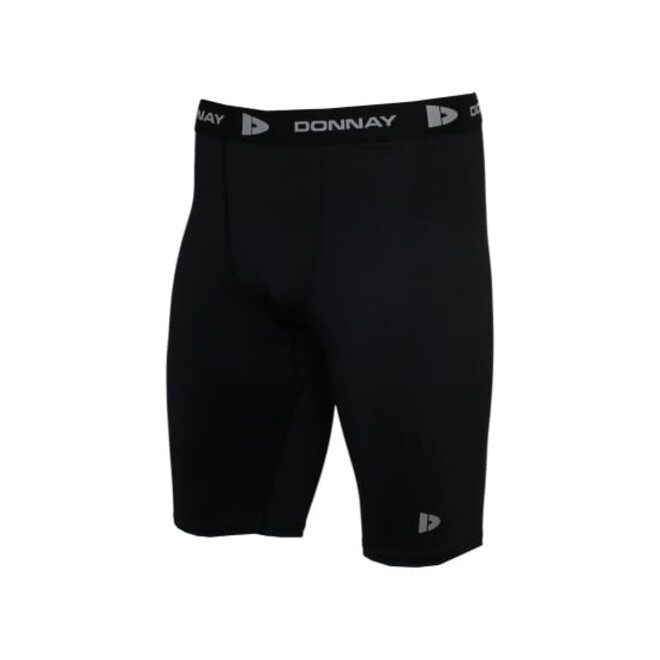 Donnay Heren - 3-Pack - Compressie Short 23cm - Zwart