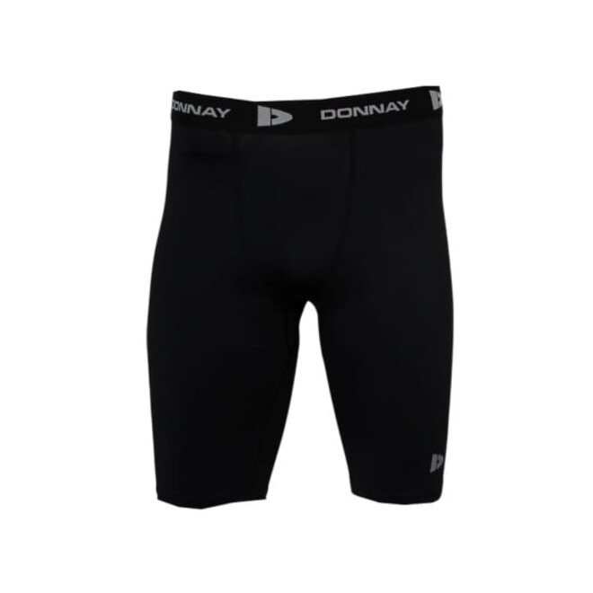 Donnay Heren - 3-Pack - Compressie Short 23cm - Zwart
