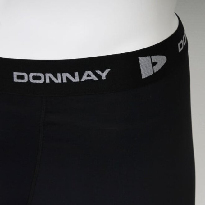Donnay Heren - 3-Pack - Compressie Short 23cm - Zwart
