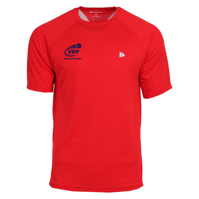Donnay Heren - VEP Sport T-Shirt (302010) - Poppy Red