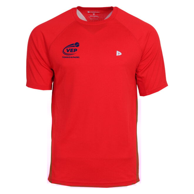 Donnay Heren - VEP Sport T-shirt - Poppy Red