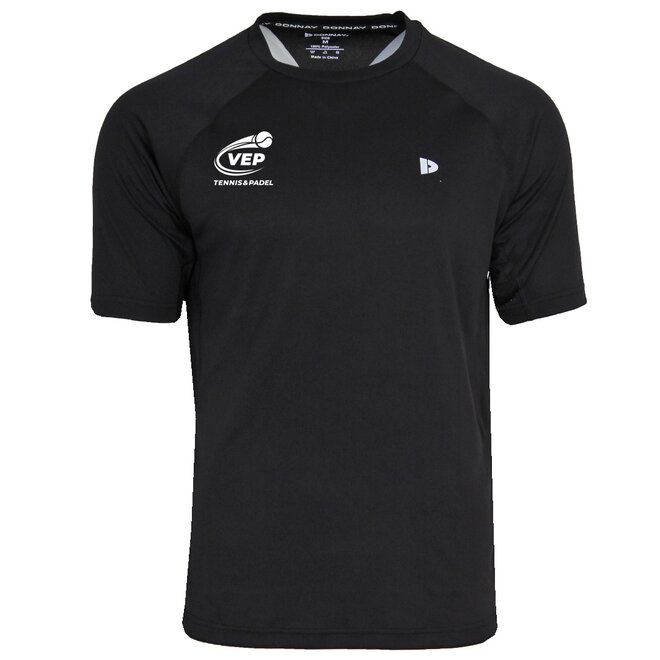 Donnay Heren - VEP Sport T-Shirt (302010) - Zwart